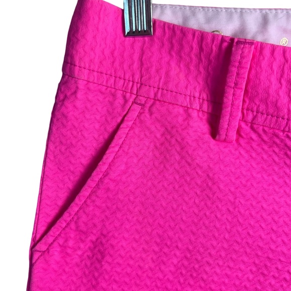 NWT Lilly Pulitzer 5” Callahan Jacquard Short Kir Royal Pink Size 2 - Picture 3 of 13
